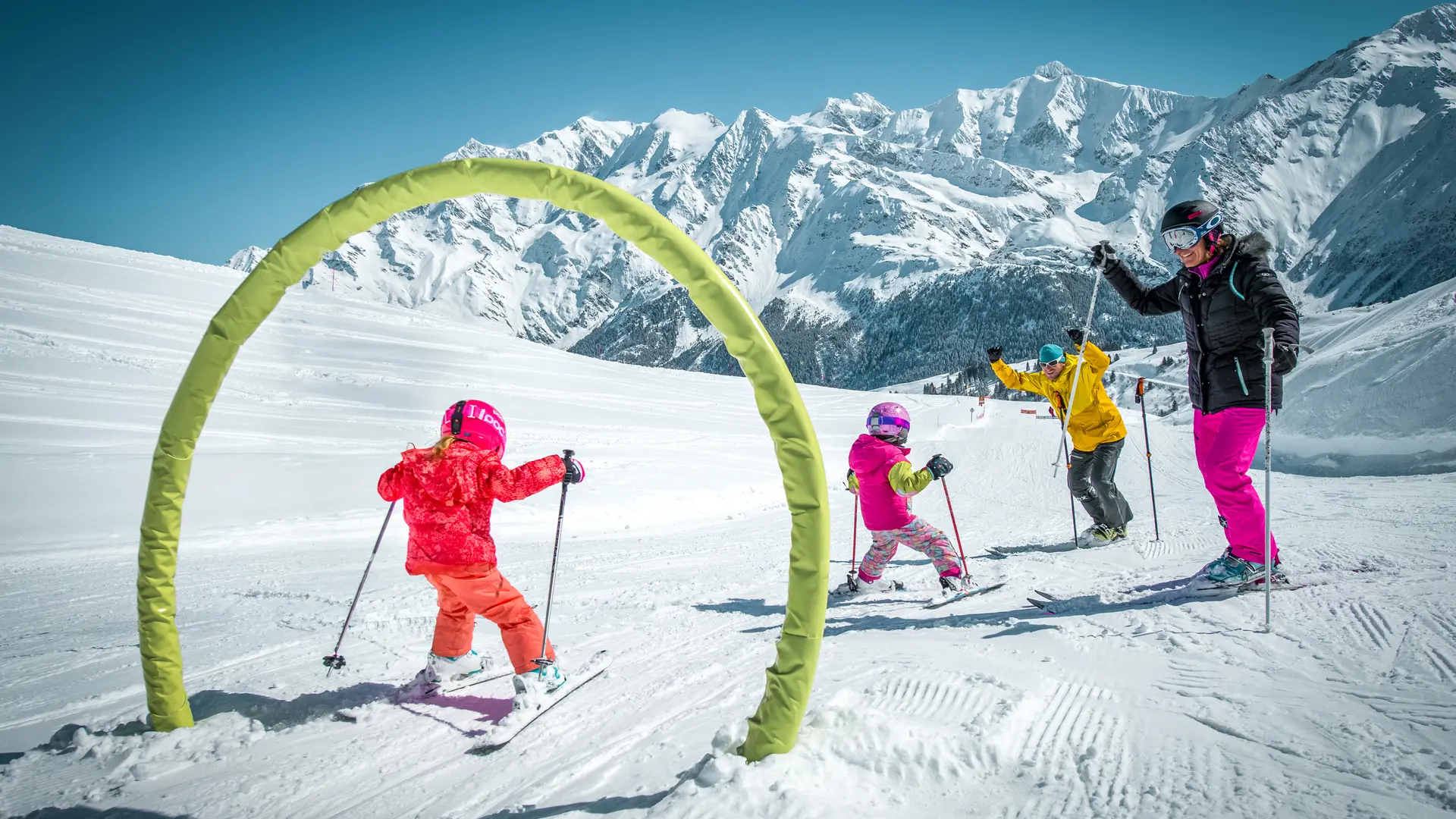Le parcours ludique pour petits et grands au coeur du domaine skiable des Contamines