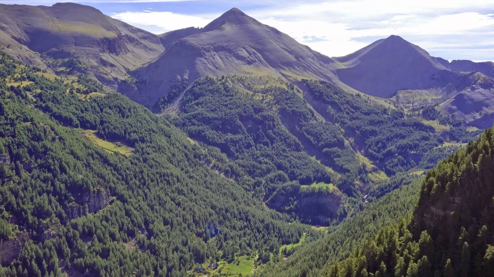Vue depuis de Lançonnet de la vallée de la Lance