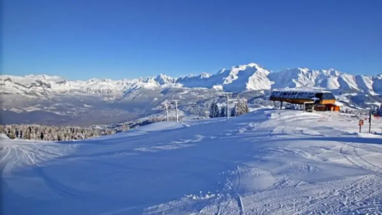 Le domaine skiable de Combloux