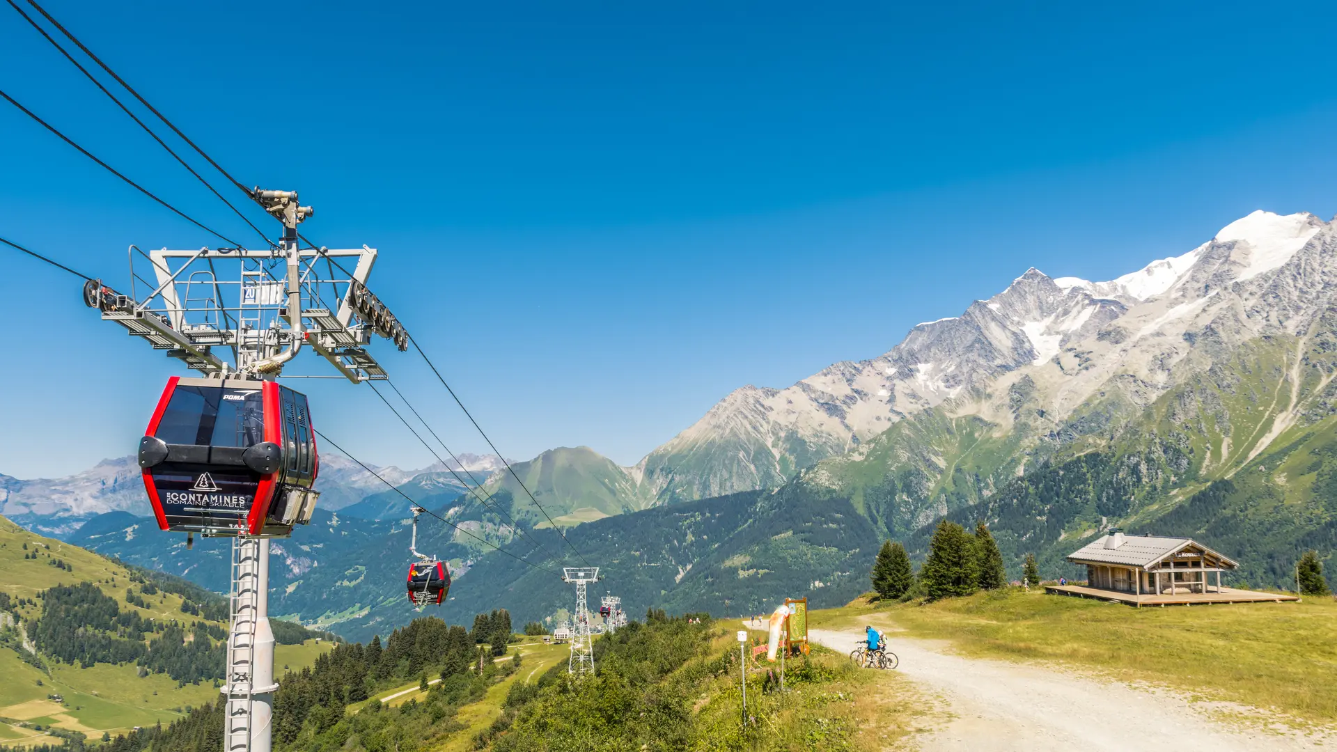 Les télécabines du Signal en été