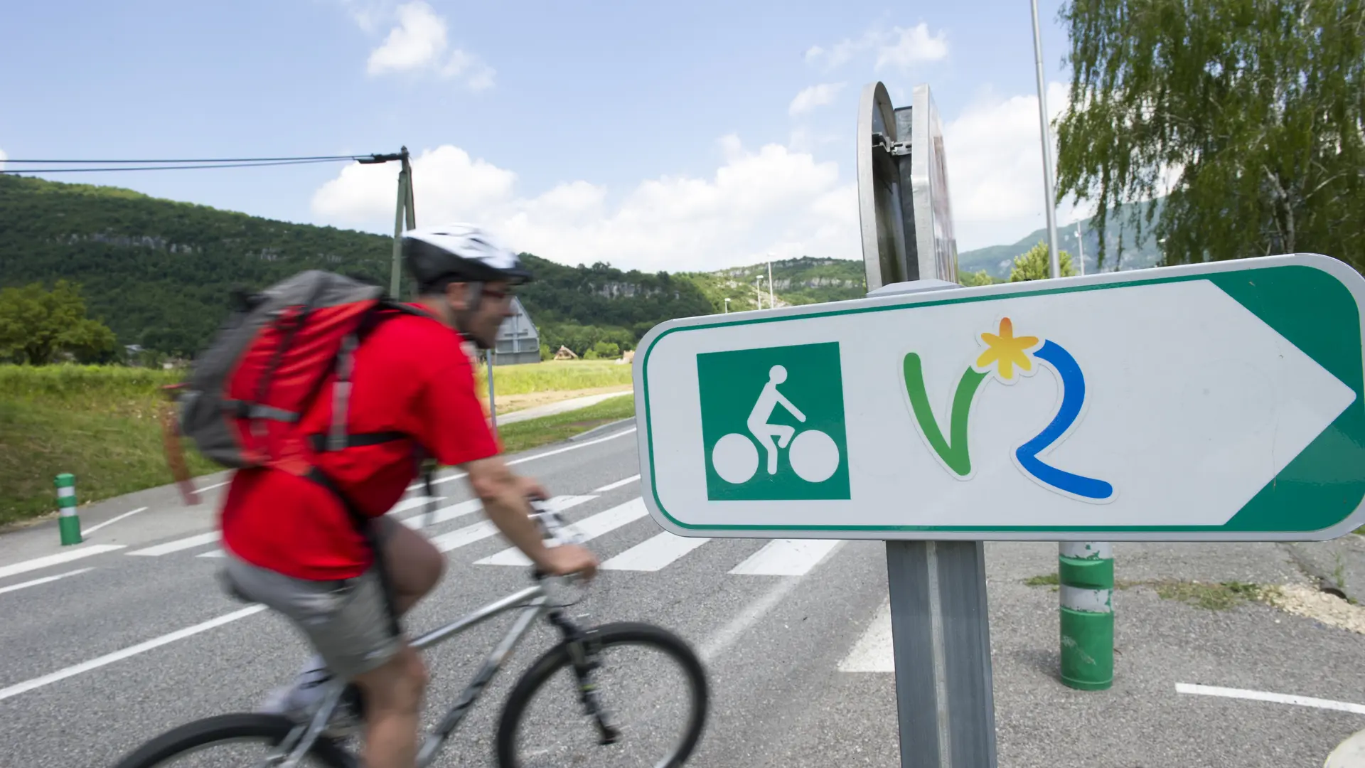La ViaRhôna, voie cyclable, du Léman à la méditerranée