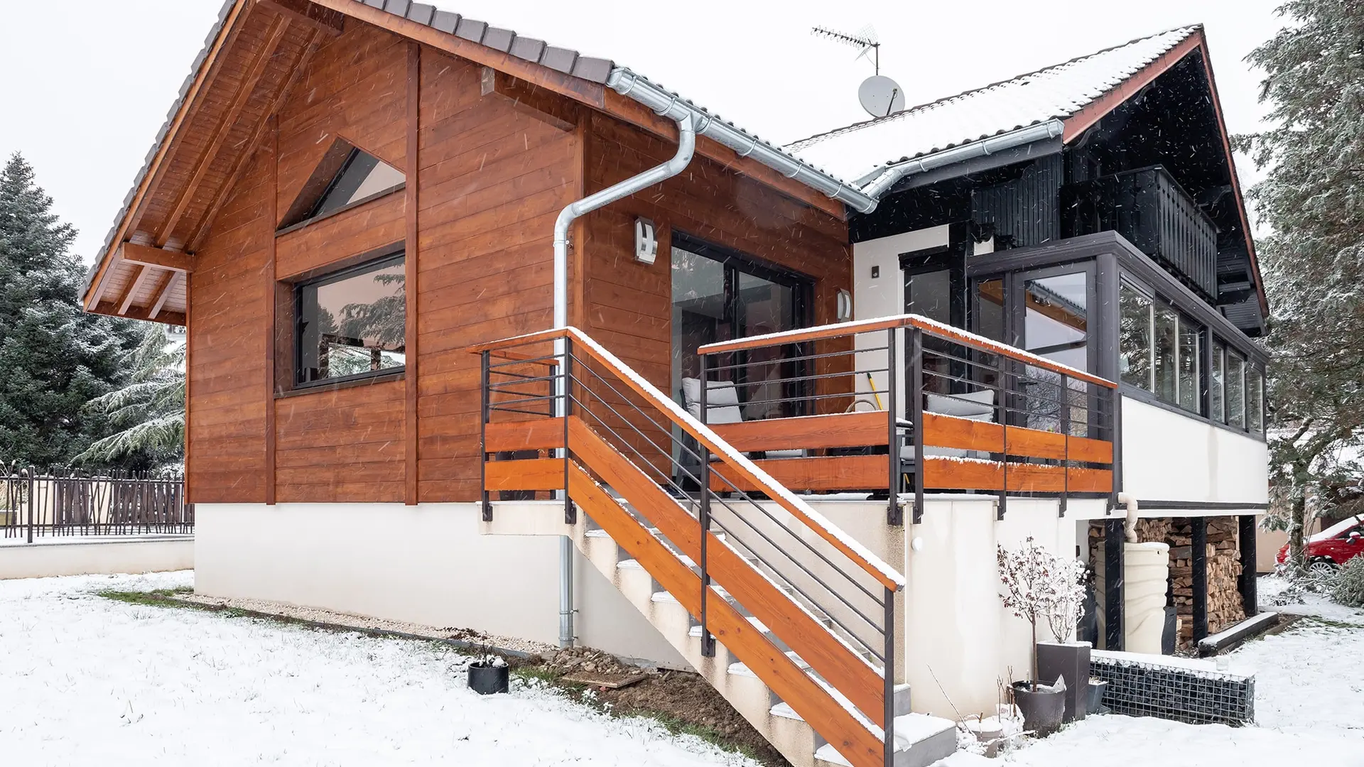 Extension d'un chalet