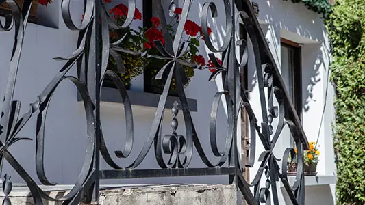 Vue entrée de l'hôtel