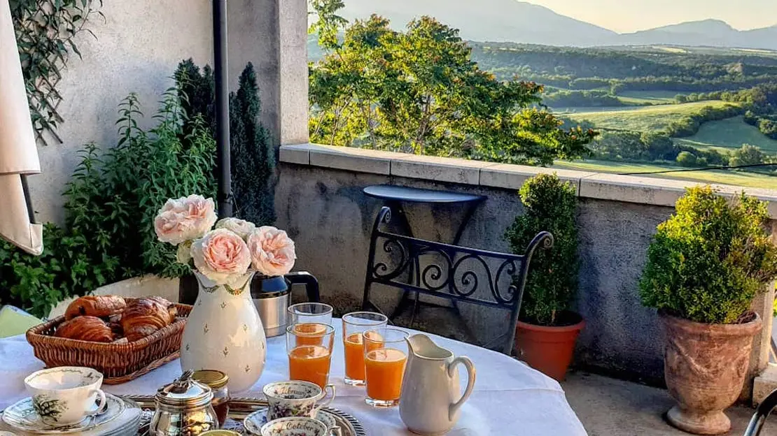 Barrière Alain - Petit déjeuner sur la terrasse