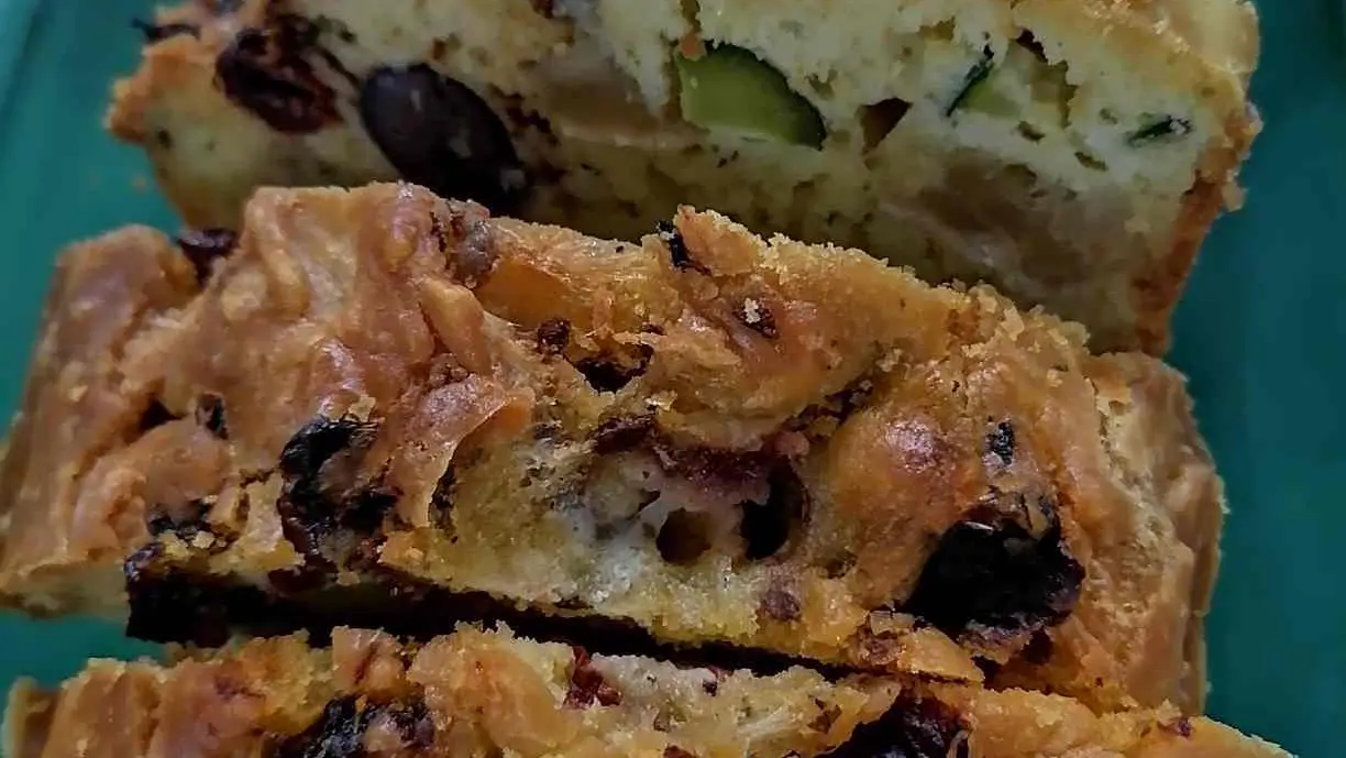 cake salé tranché