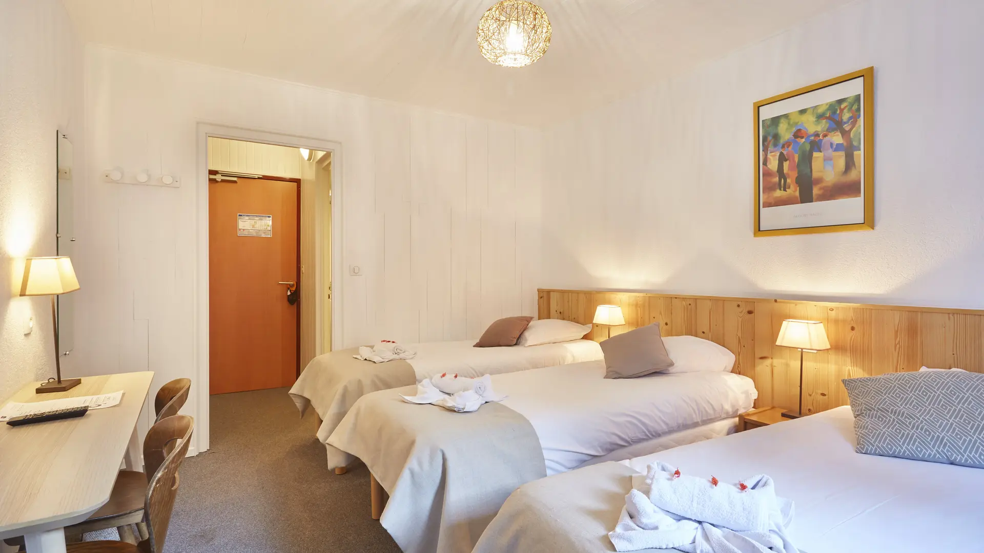 Chambre triple