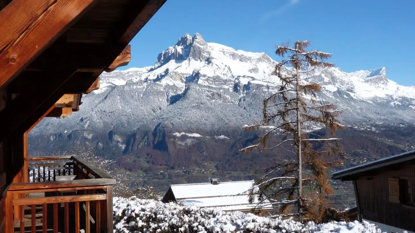vue Aiguille de Warens depuis terrasse