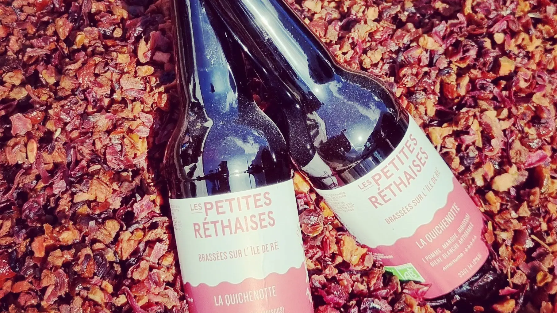 Bière : pomme, mangue, hibiscus - Île de Ré