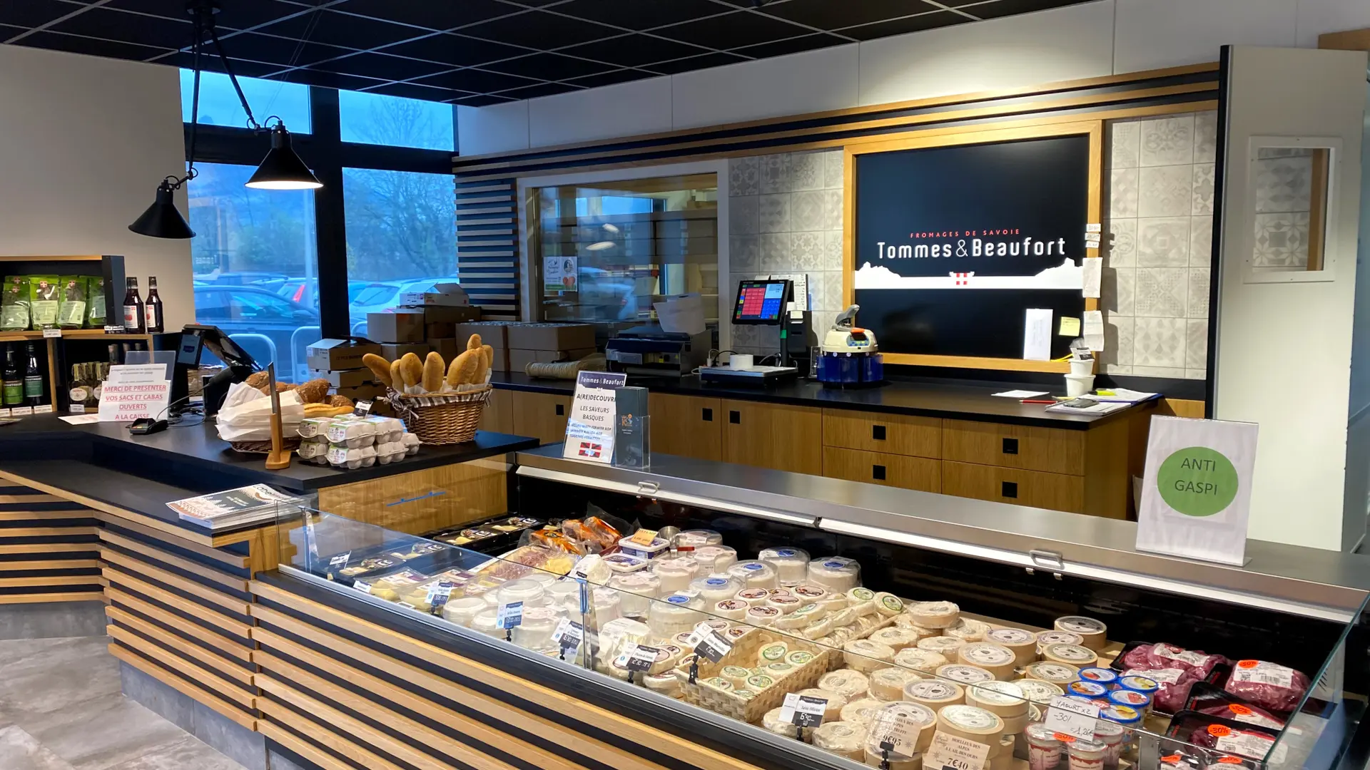 Intérieur de la boutique