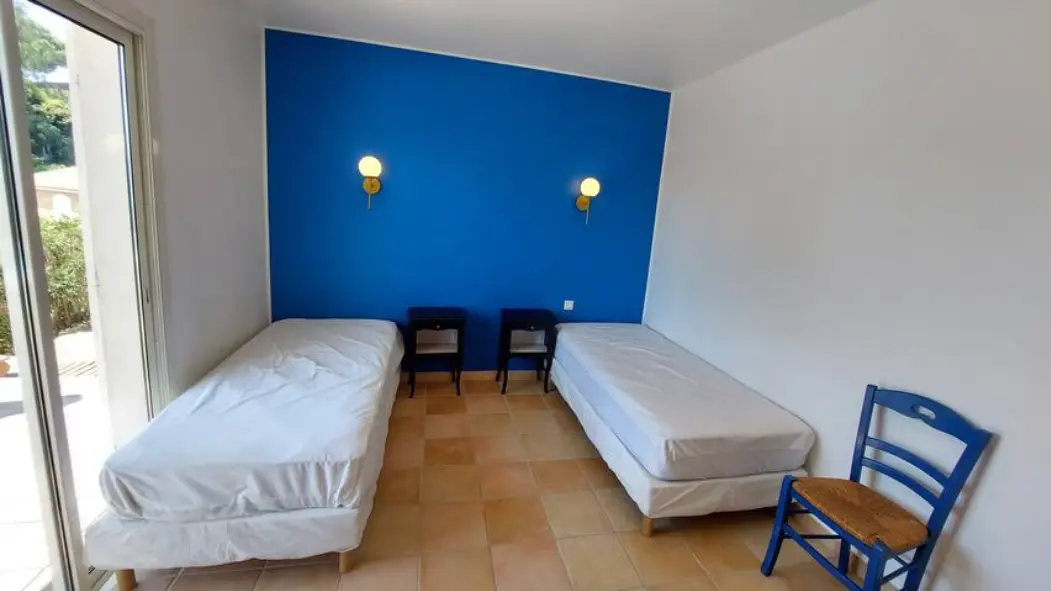 Chambre bleue