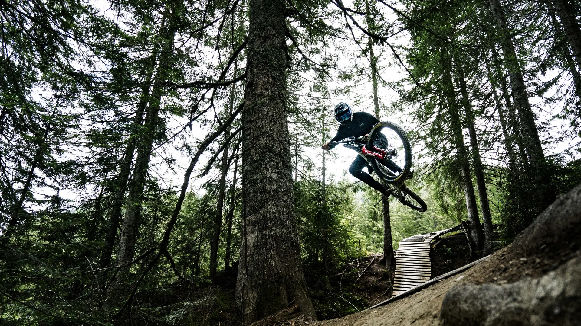 Piste VTT la Black Shore du Bike Park de Châtel