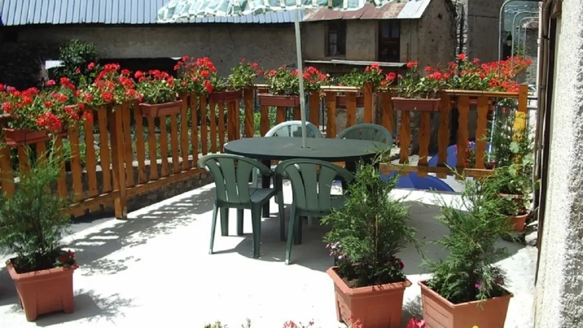 Terrasse l'été