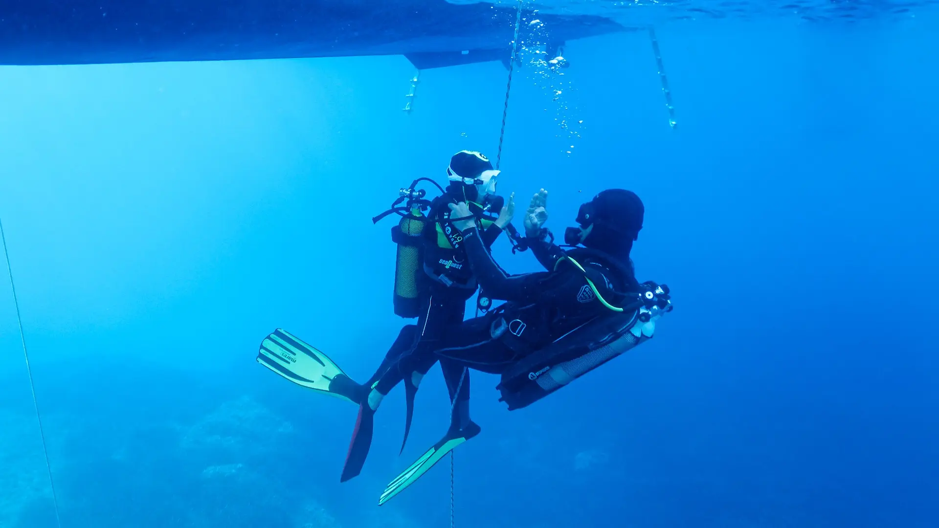 Baptême de plongée Lecques aquanaut