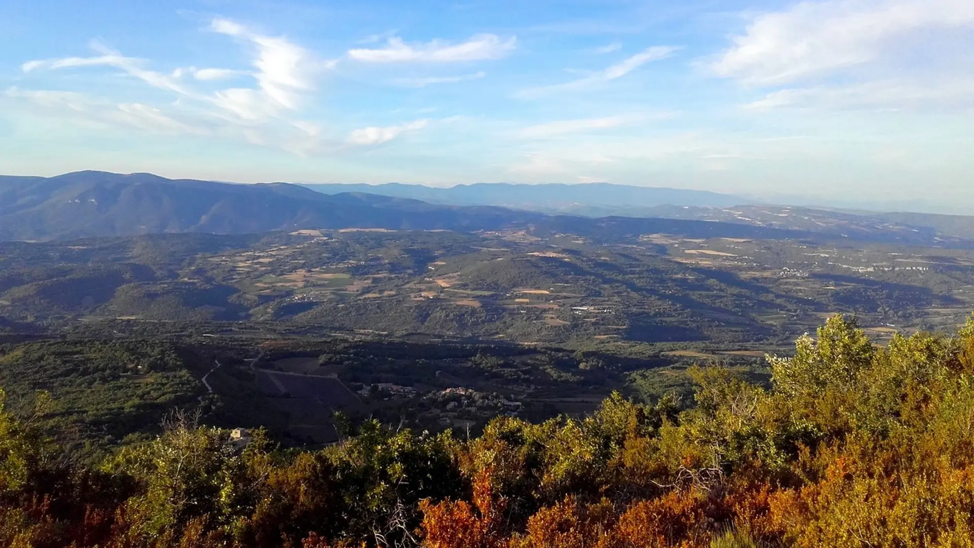 Auribeau et Lure depuis les crêtes