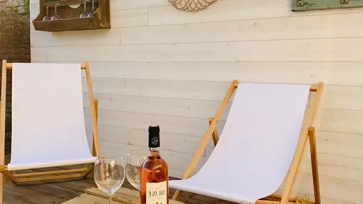 Entspannung - überdachte Terrasse