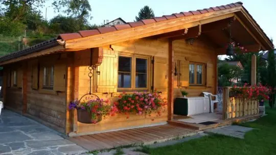 Vue extérieure du chalet