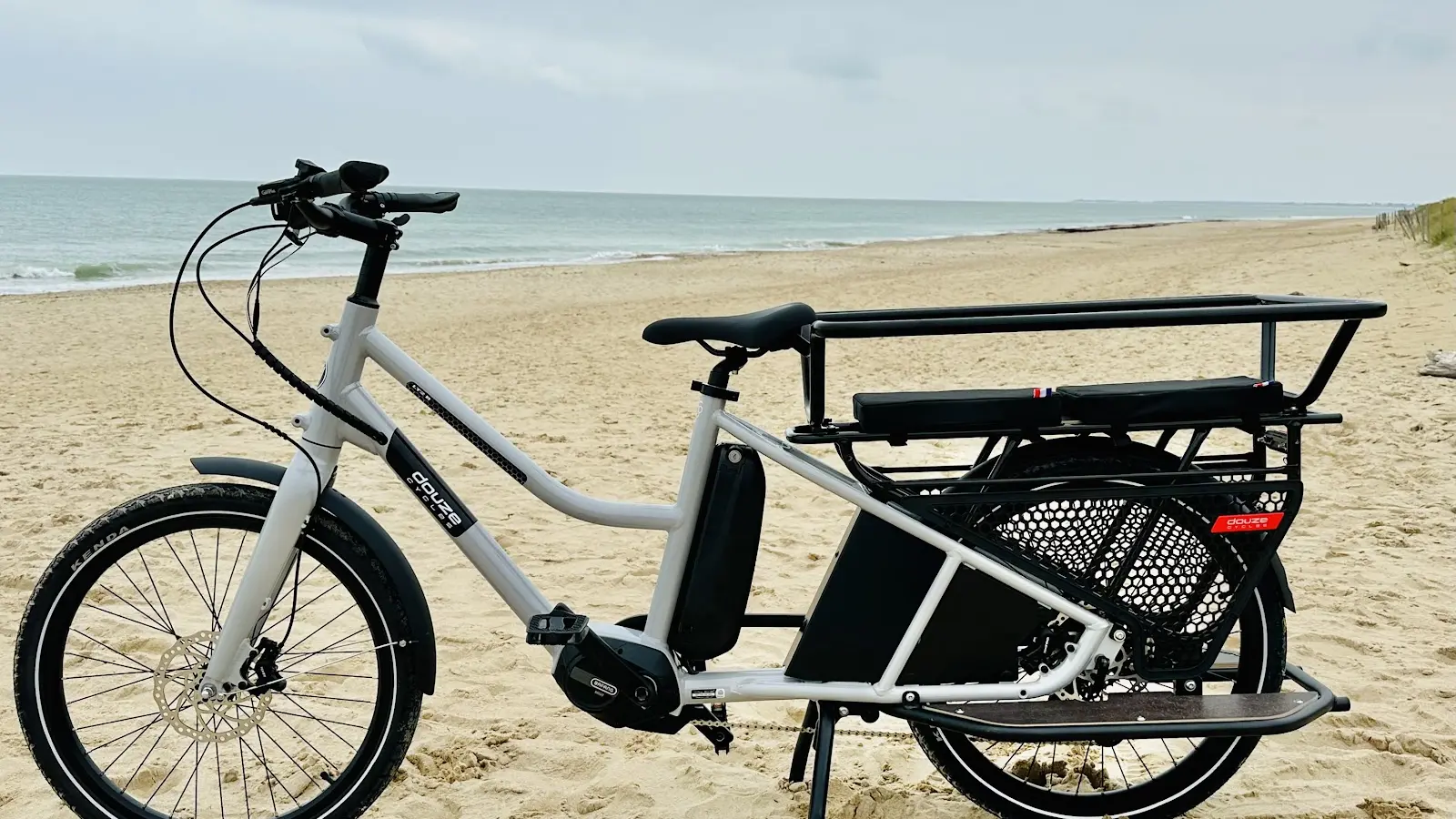 Les vélos de l'île de ré Longtail électrique