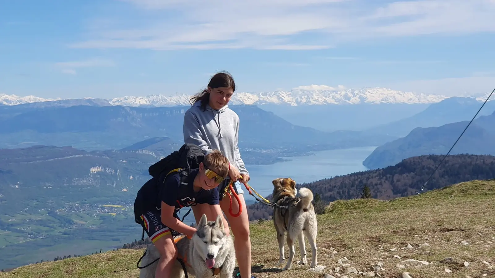Balade tractée par les chiens avec Lisa Plaza