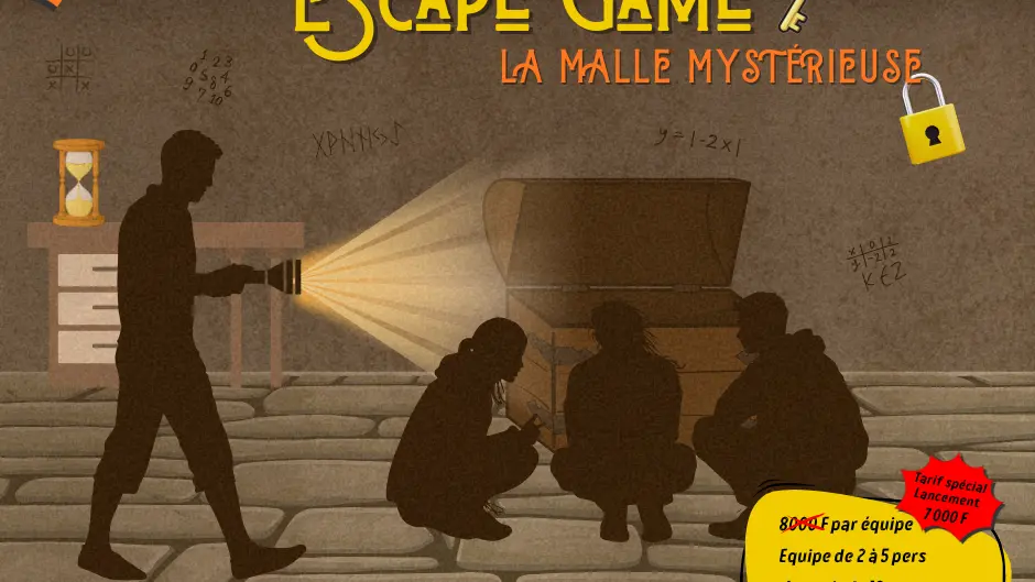 affiche escape game