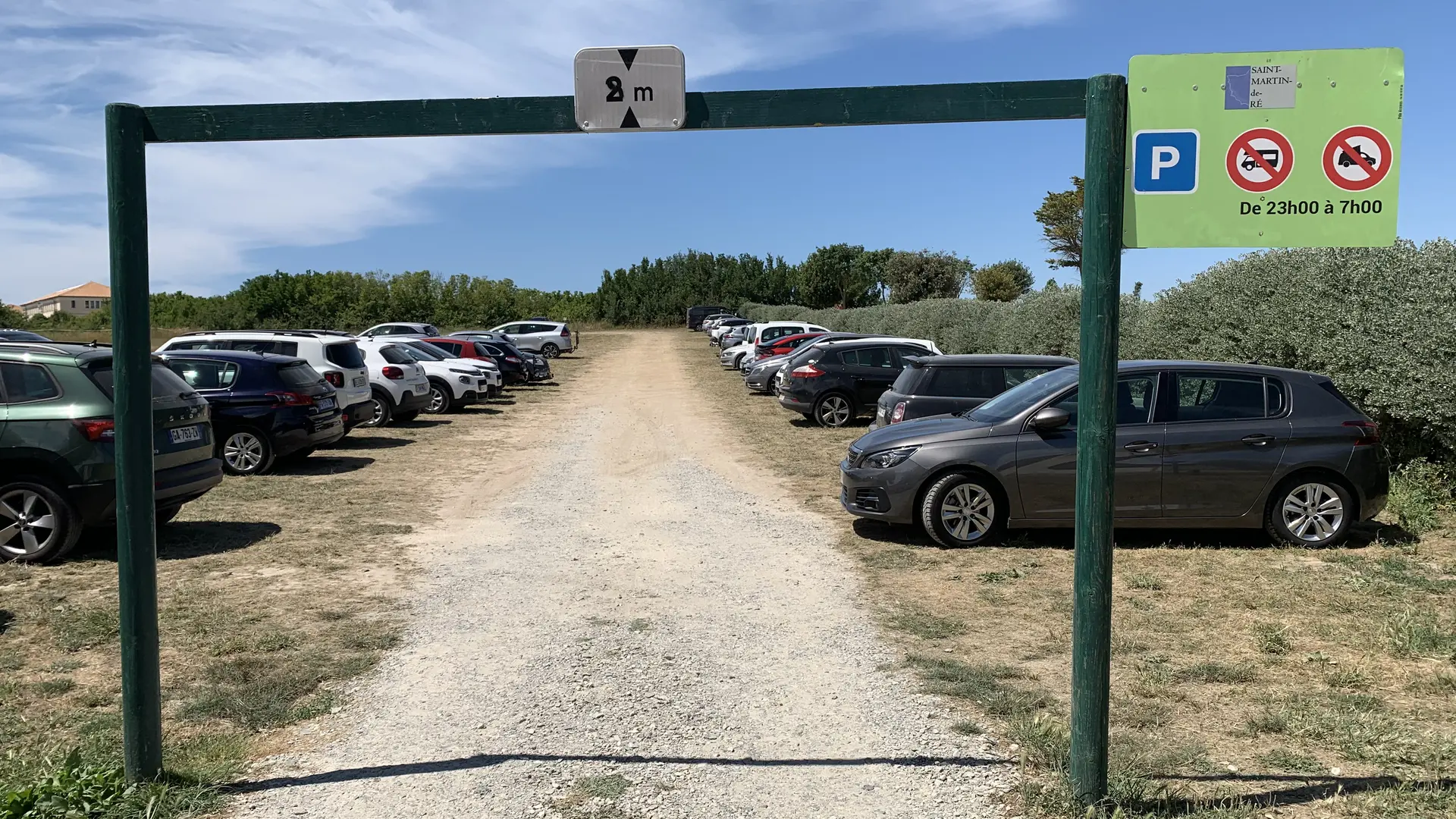 Deuxième partie du parking