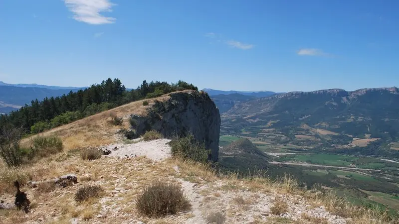 Vue sur la crête de Revuaire