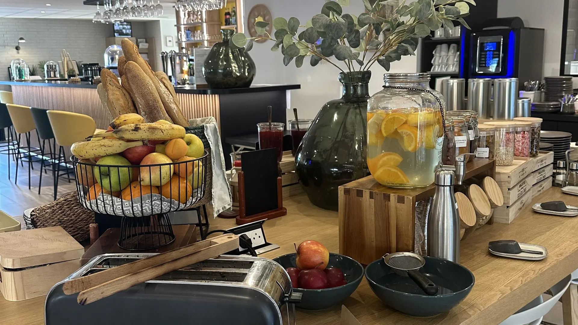 Buffet petit déjeuner