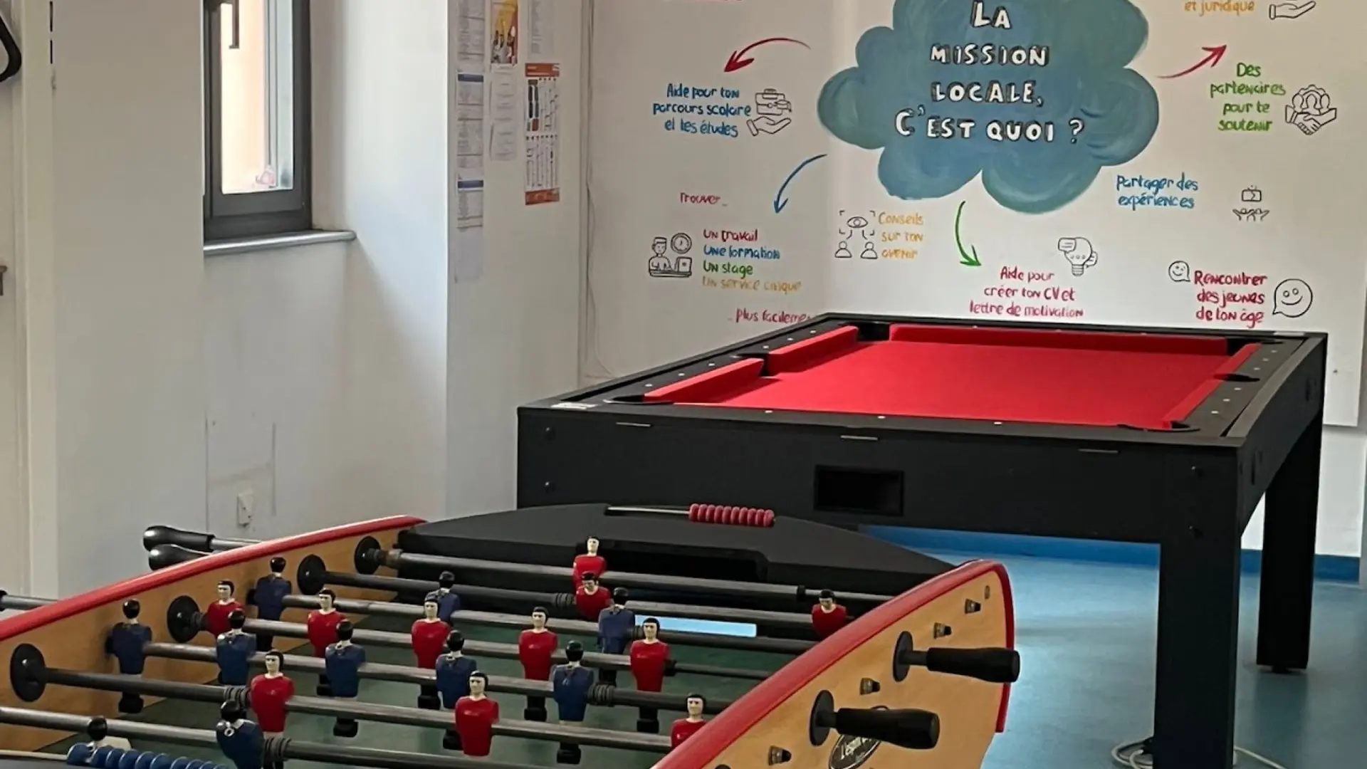 Maison des Jeunes-Breil-billard-pingpong