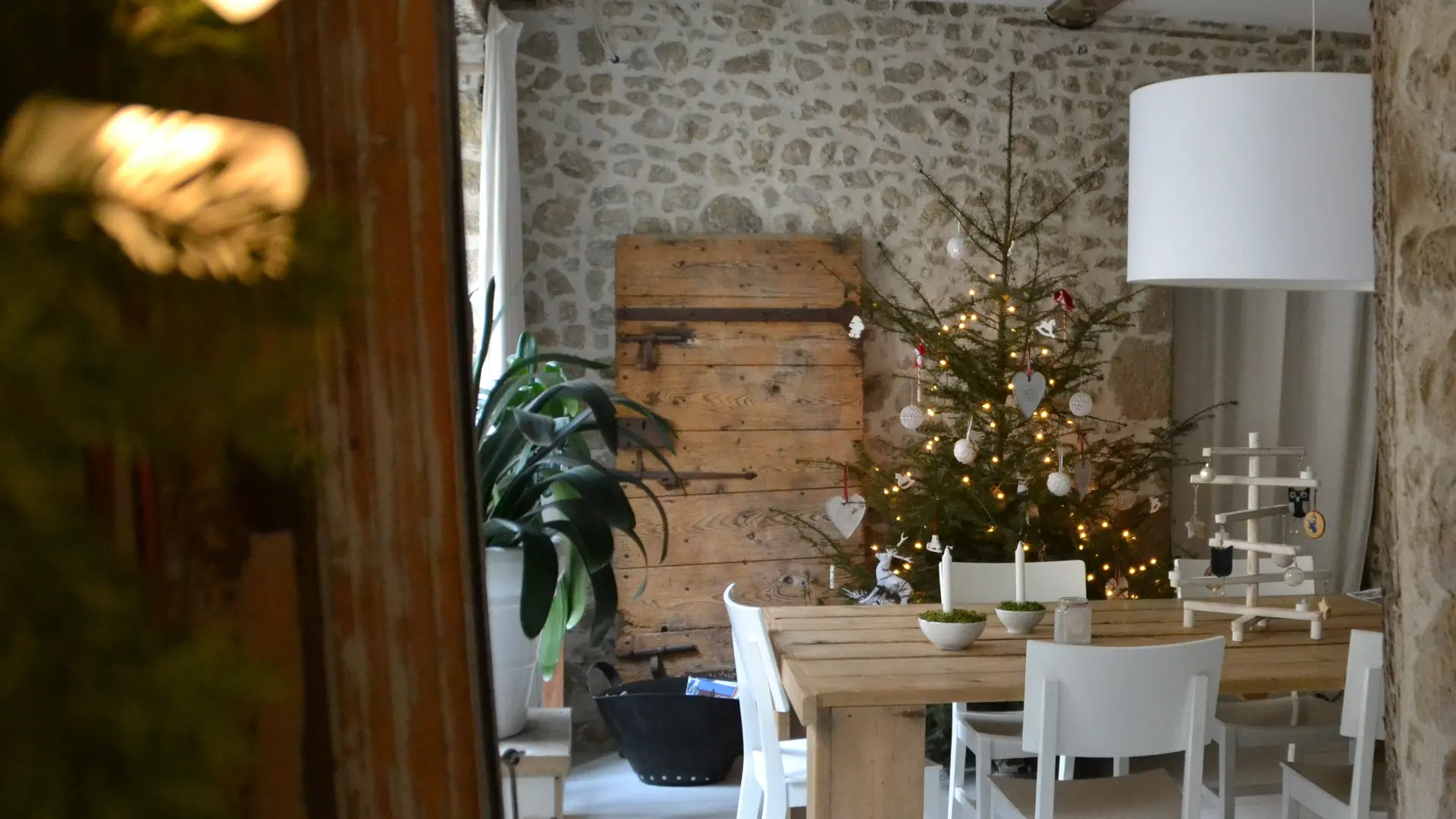 Salle à manger à la décoration raffinée