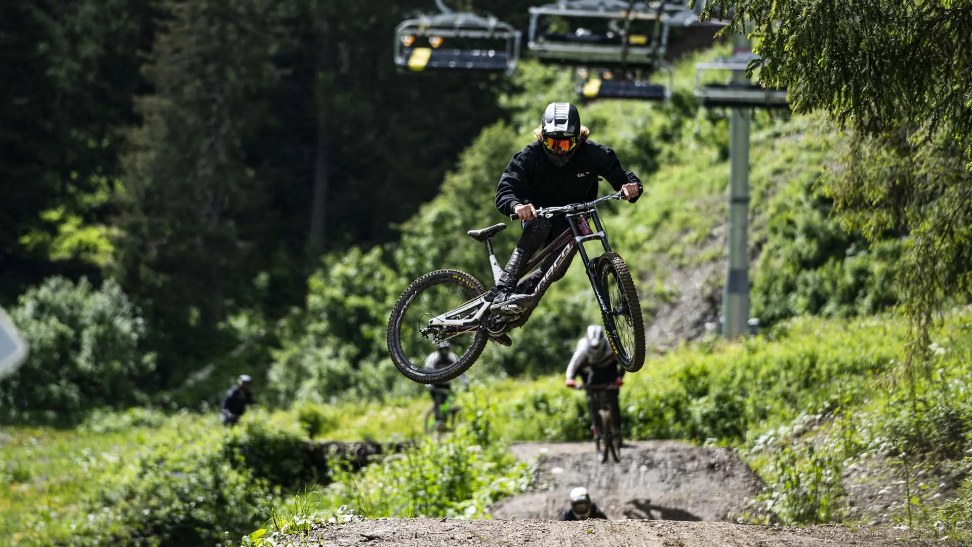 Piste VTT la Black Shore du Bike Park de Châtel