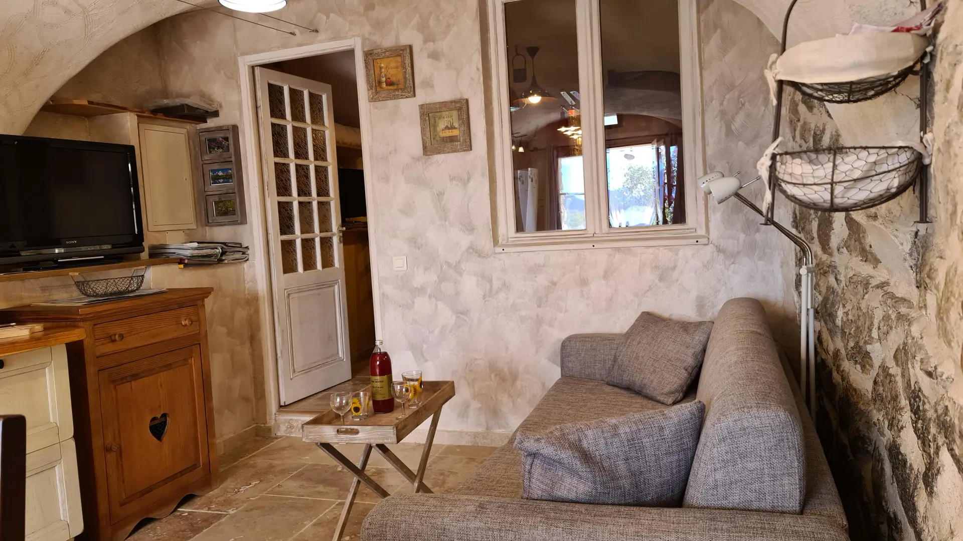 Salon canapé lit 160 cm