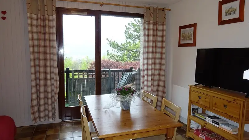 Séjour avec grande TV