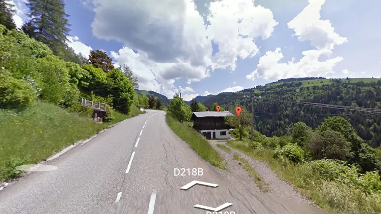 Accès chalet la Gélinotte