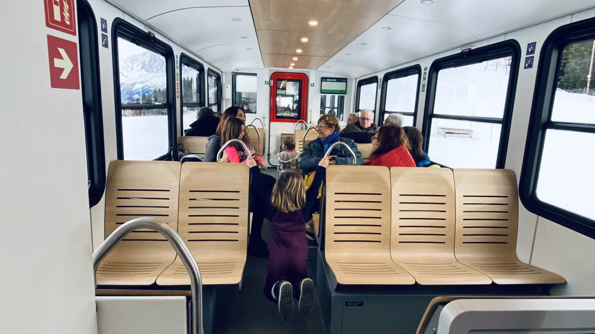 L'interieur du Tramway