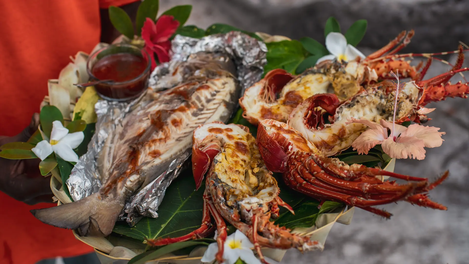 Langoustes - Excursions sur l'Îlot Brosse avec Atchu Nautique