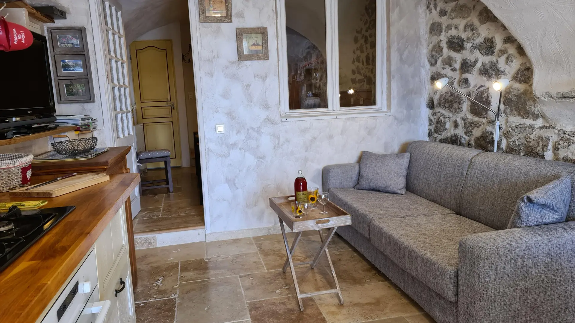 Salon canapé lit 160 cm