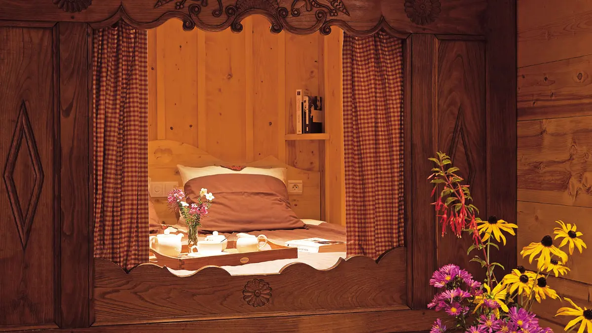 Chambre avec lit double/Bedroom with a double bed-Cortina n°2-Le Grand-Bornand