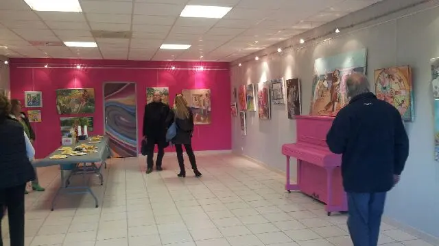 Photo d'un vernissage