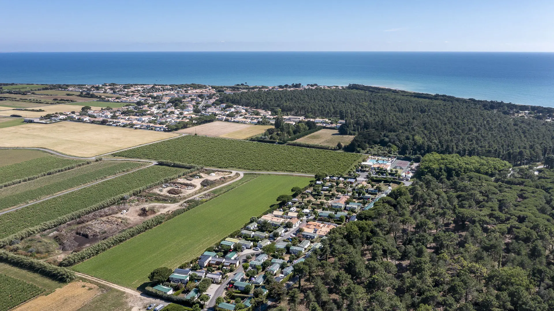 Grande vue aérienne