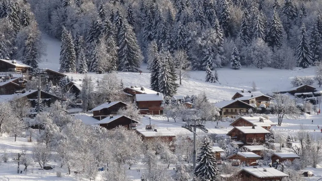 Photo pris du chalet sur le télécabine de la princesse a 700m