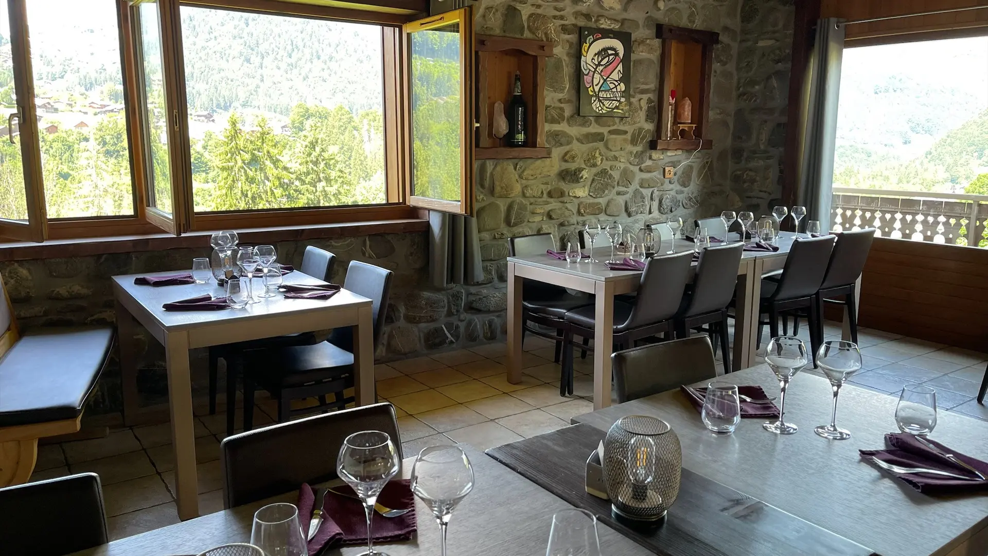 Intérieur du restaurant