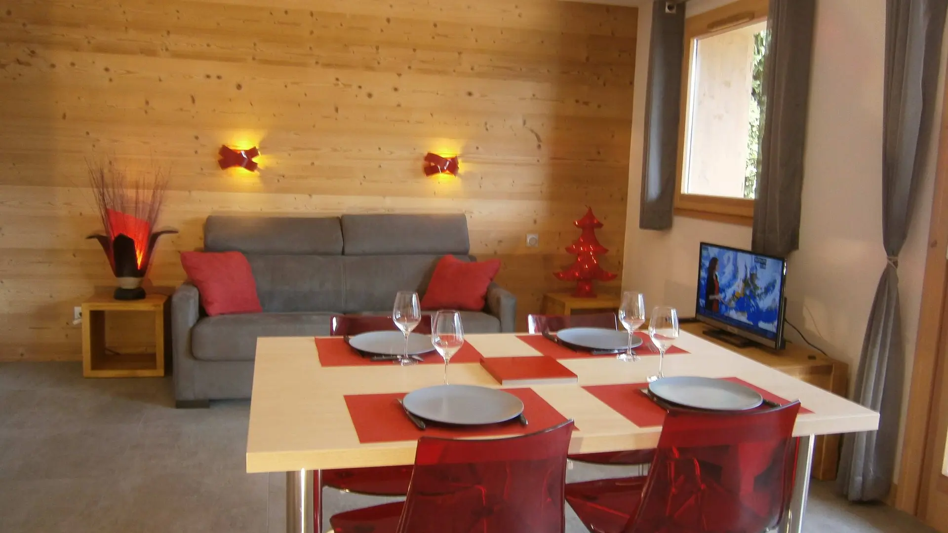 Pièce à vivre/Living room - Boiseraie n°2 - Le Grand-Bornand