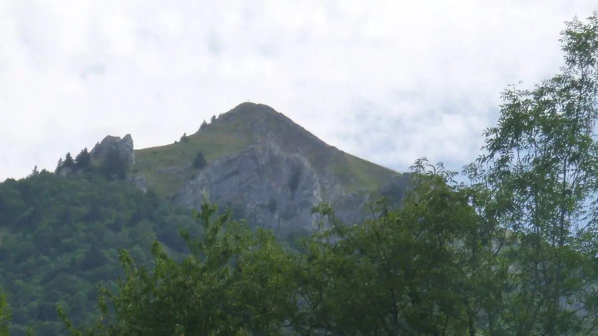 La Pointe de la Galoppaz pendant l'approche