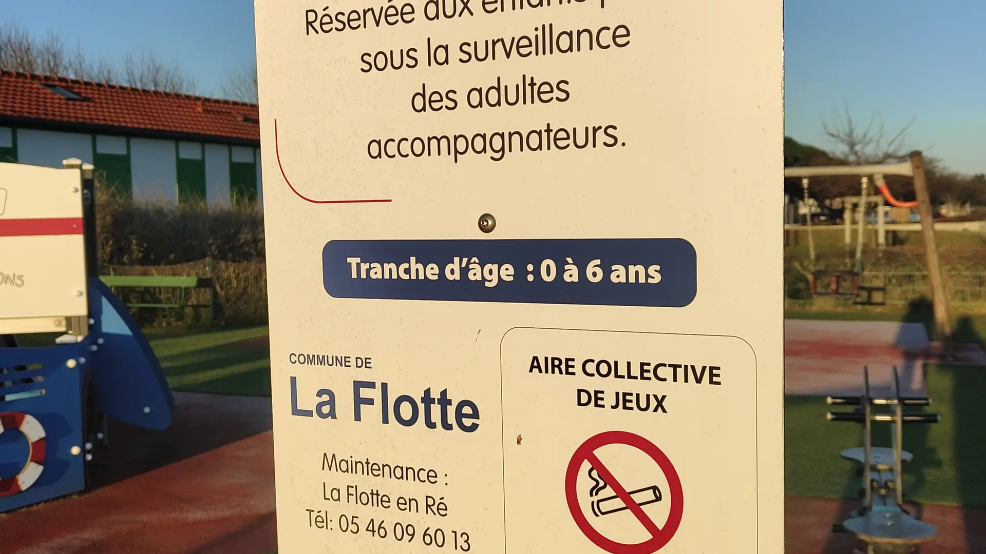 Aire de jeux 0 - 6 ans - La Flotte