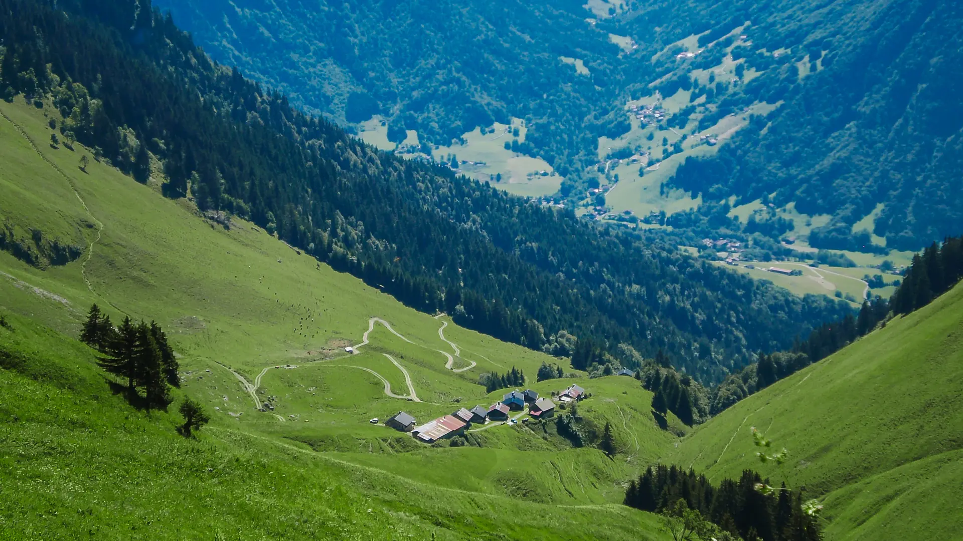 Vue chalets