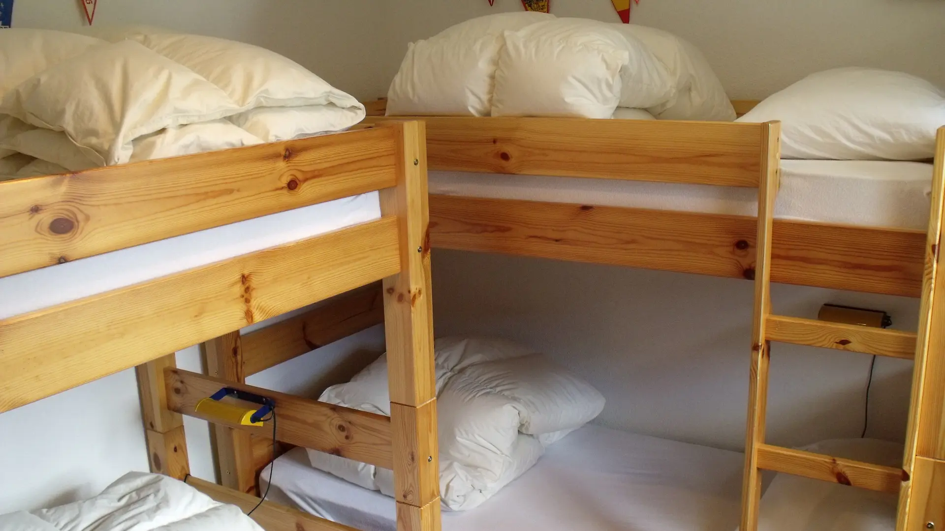 Chambre avec lits superposés