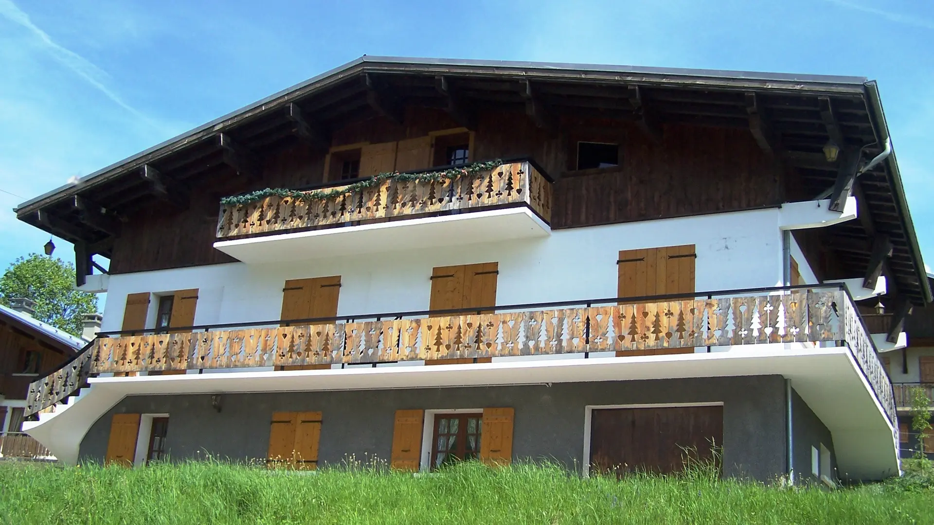 Chalet en été