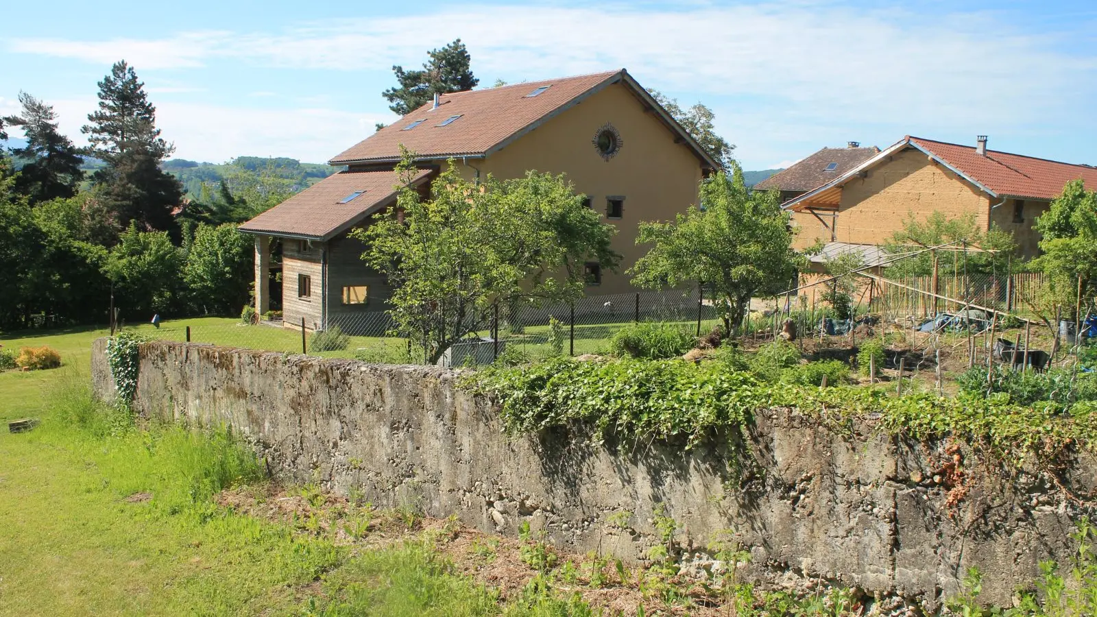 Maison et potager