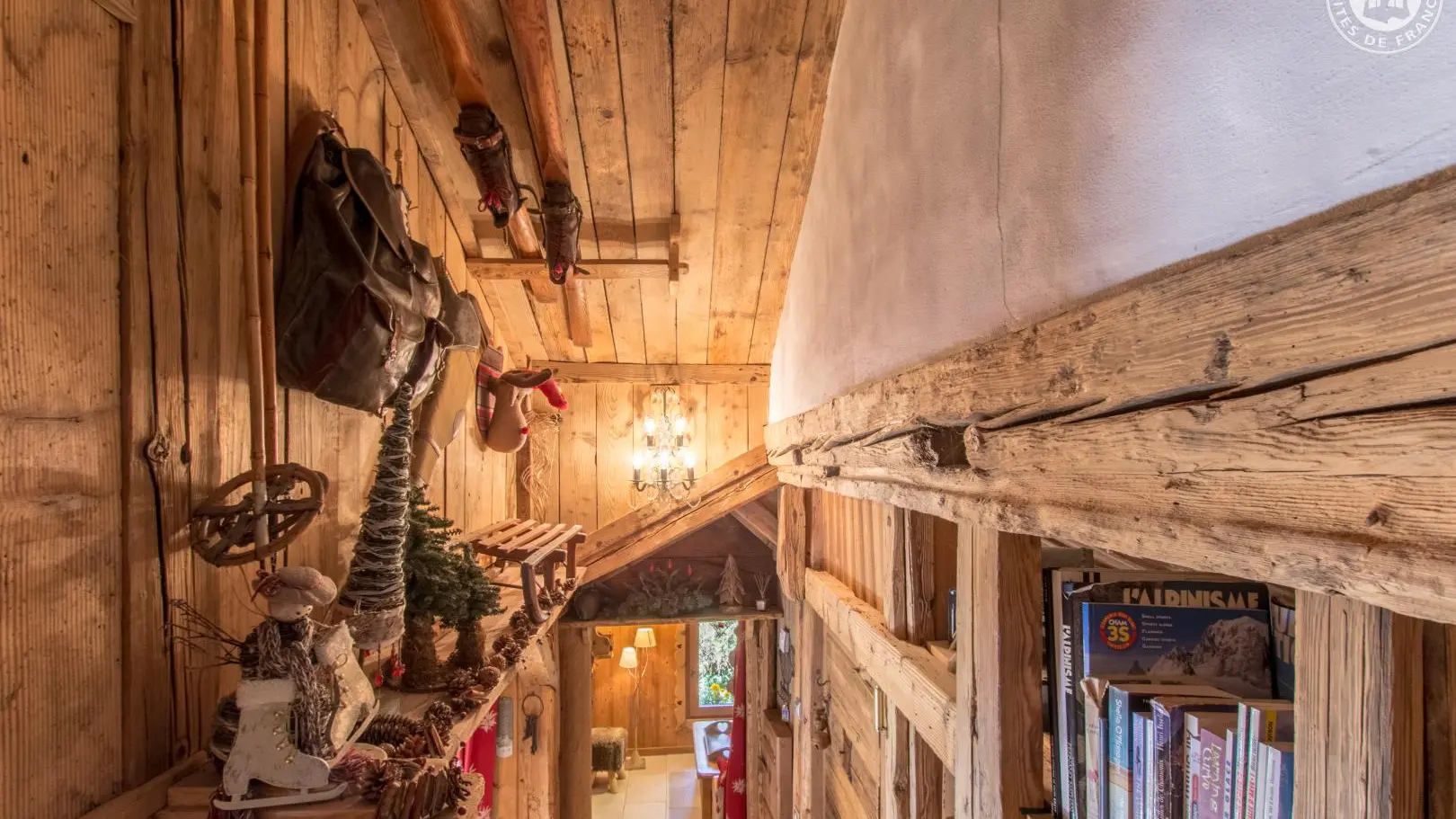 Décoration de la montée d'escaliers