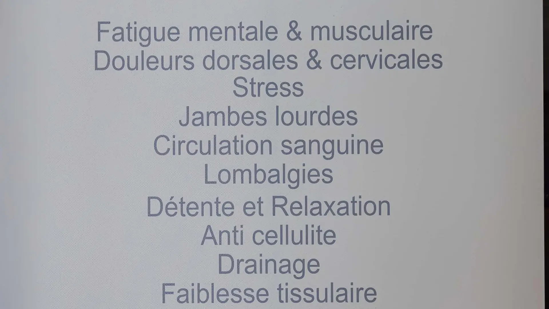 Les bienfaits de l'hydromassage