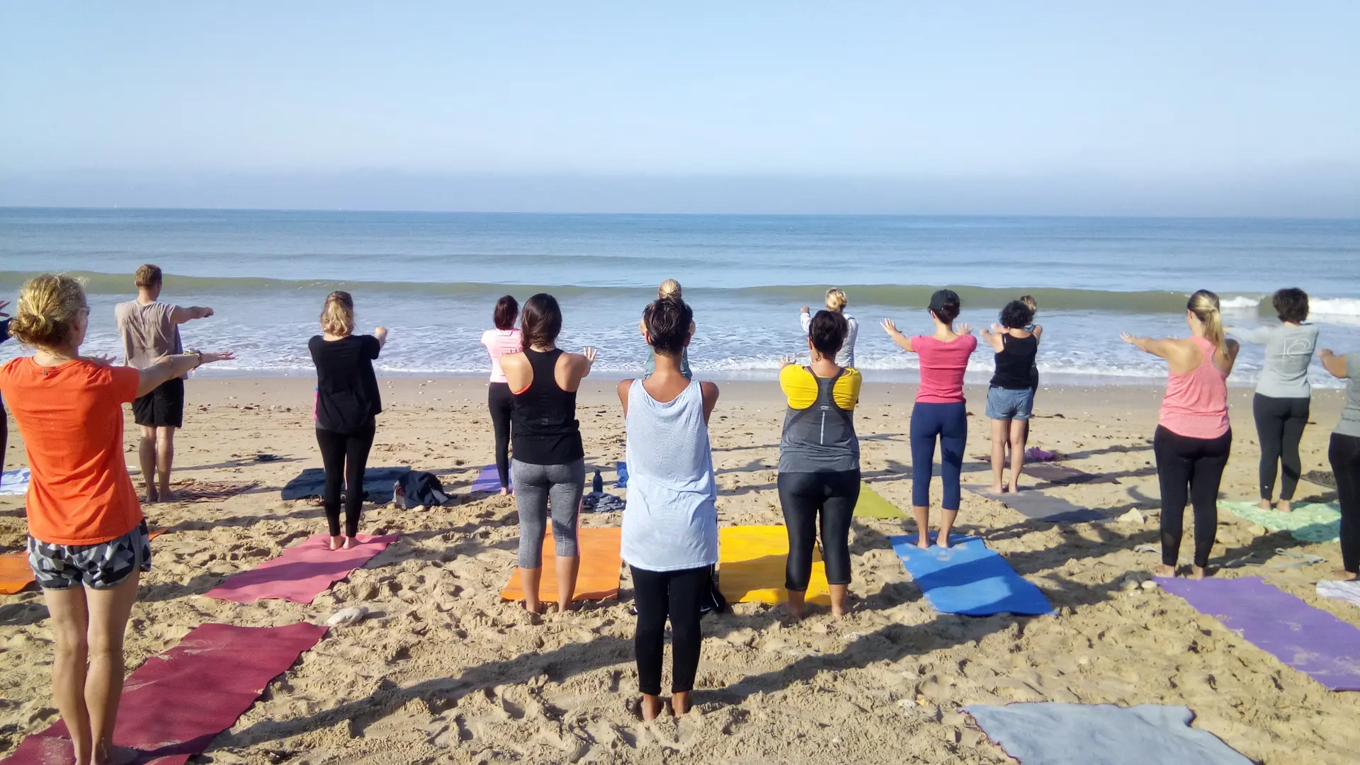 Yoga à la plage